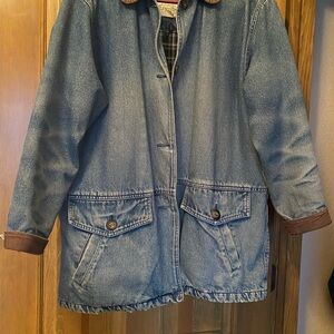 St. John's Bay Women’s Heavyweight Denim Jacket - Lined